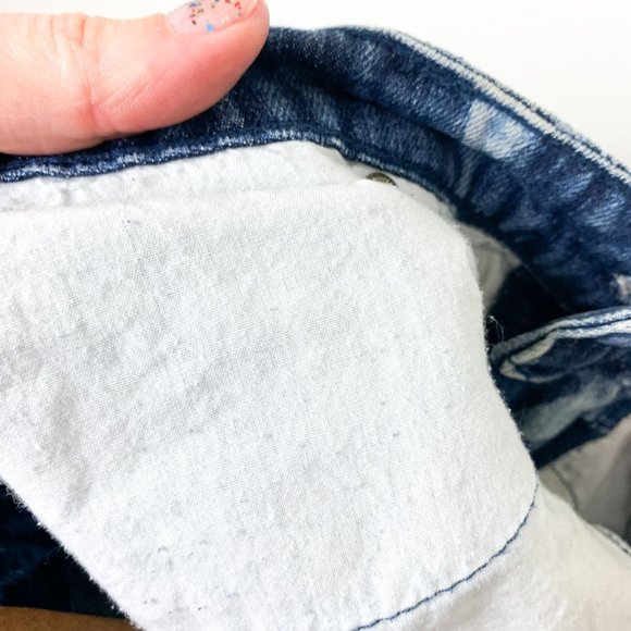 Billabong Seeing Star denim cutoff star shorts 31 - Picture 7 of 8